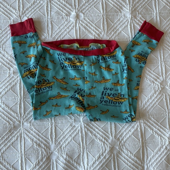 ROWDY SPROUT | Soft Waffle Pajamas Long Johns | Size 4T - Picture 3 of 6